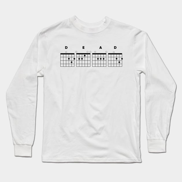 Guitar Chord "DEAD" Long Sleeve T-Shirt by your mood